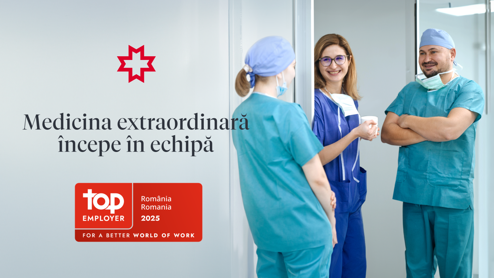 Rețeaua de sănătate Regina Maria este singurul furnizor de servicii medicale din România cu trei cer...