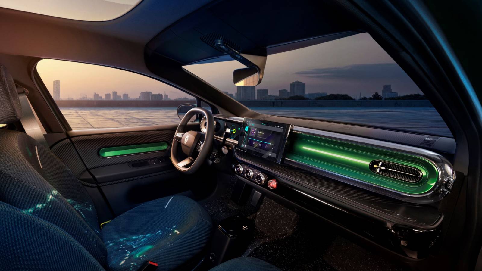 Renault dezvăluie interiorul conceptului Twingo E-Tech electric