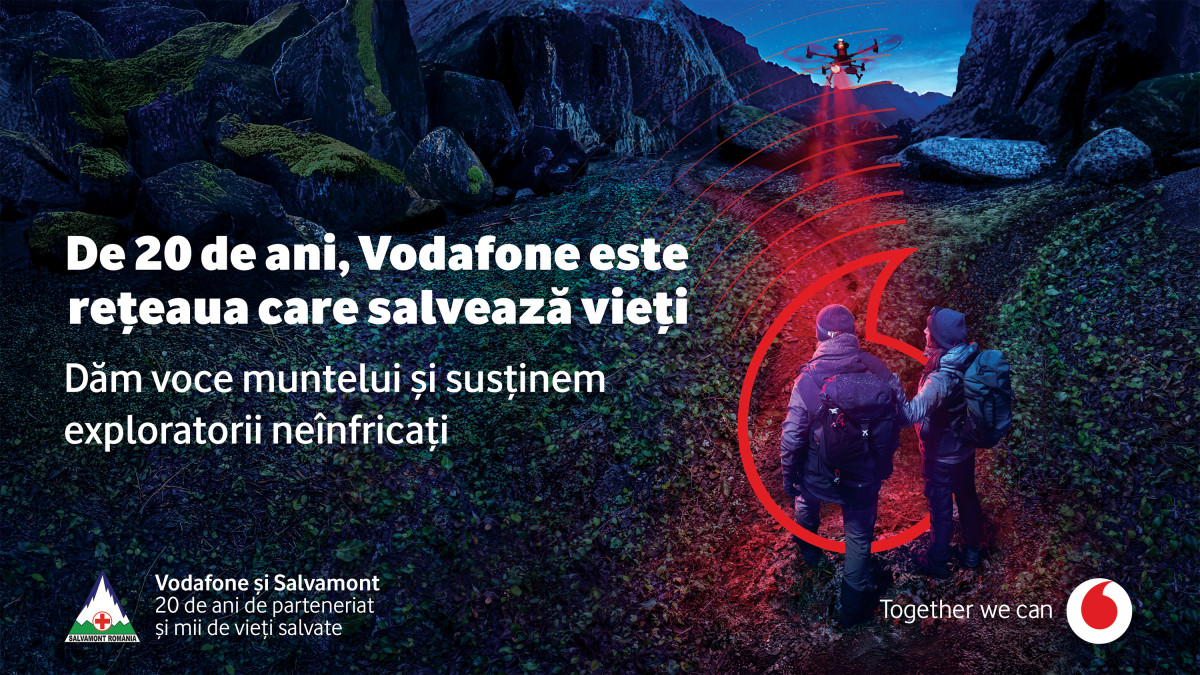 Oxygen semnează “Vocea Muntelui”, campania în care Vodafone celebrează 20 de ani de parteneriat cu S...