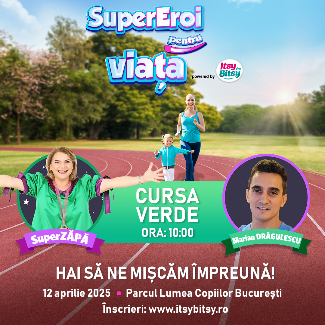 Copiii și părinții pot fi SuperEroi pentru Viață alături de campioni de renume mondial
