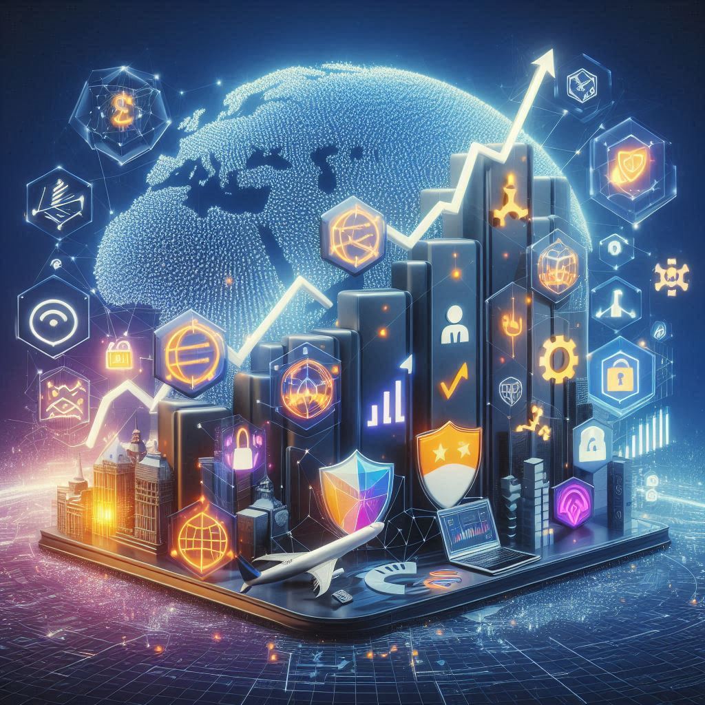 România, cea mai scăzută adopție AI la nivelul companiilor din Europa Centrală: 5% 2 Cyber Insurance demand in Europe highlighting IT and Cyber Risk insurance packages with elements like digital security financial resilience and strategic sectors like banking