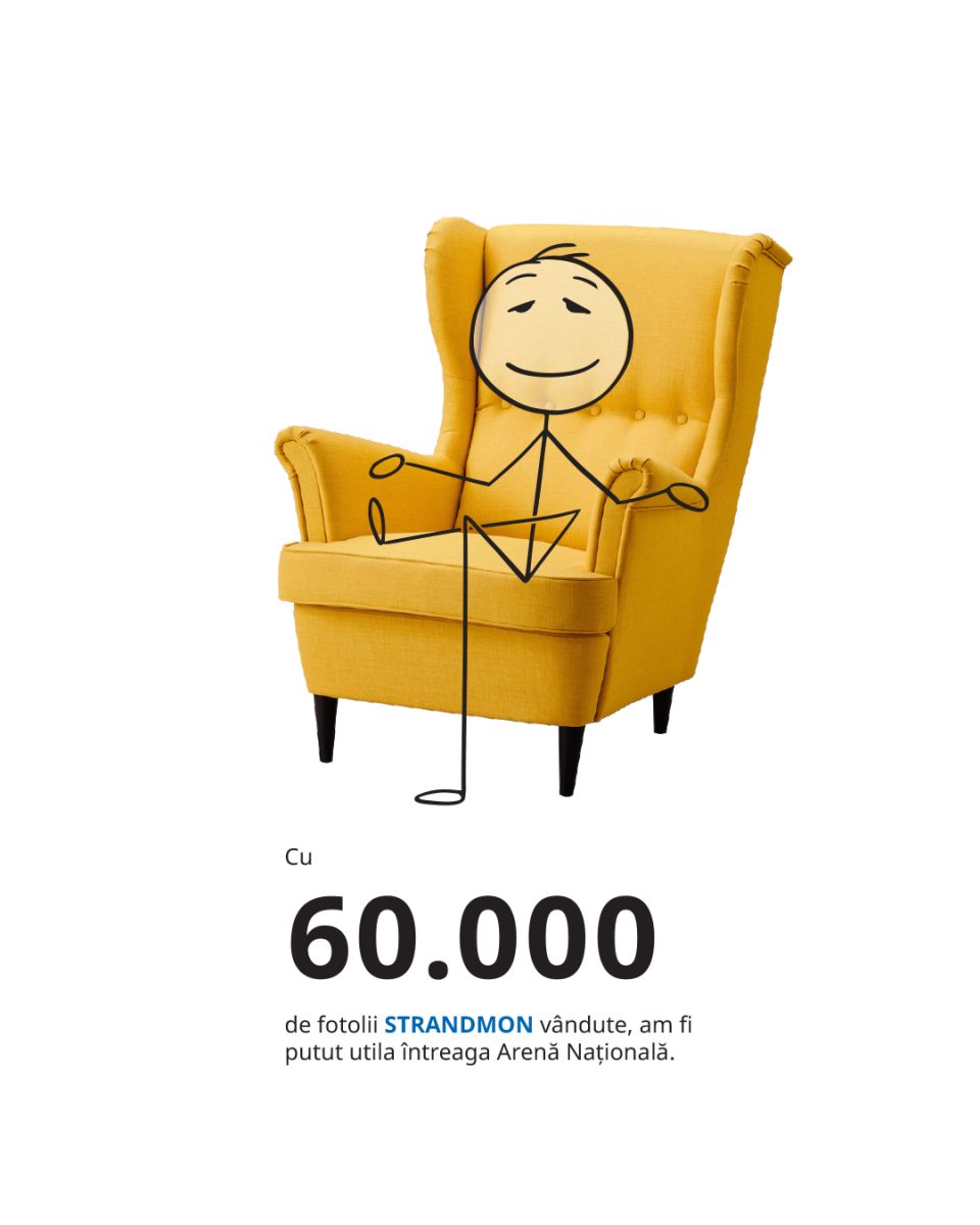 Fotoliu STRANDMON IKEA