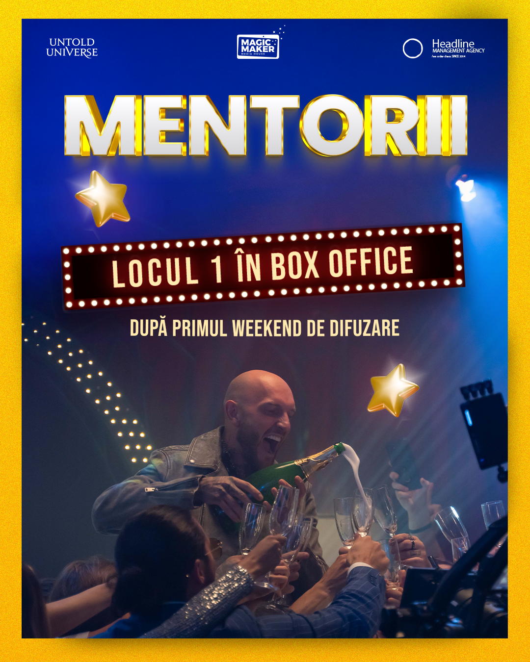 Comedia MENTORII, pe locul 1 în box office-ul românesc după primul weekend în cinema