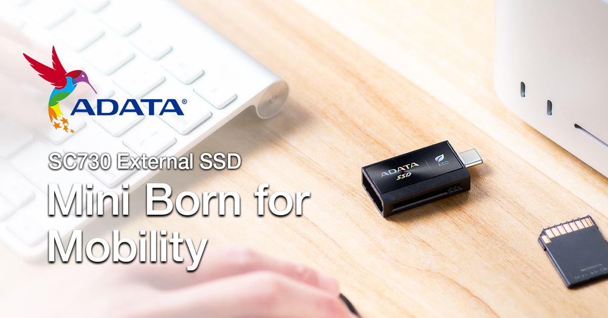 ADATA lansează cel mai compact SSD extern cu conectori dubli de pe piață: SC730
