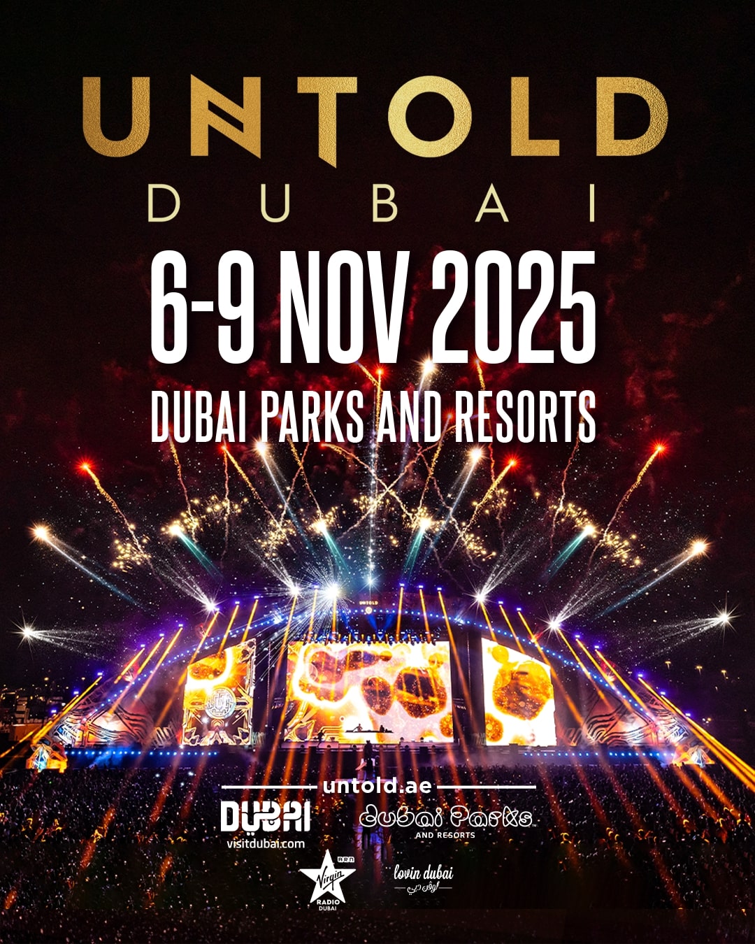 UNTOLD Dubai va avea loc în noiembrie într-o nouă locație