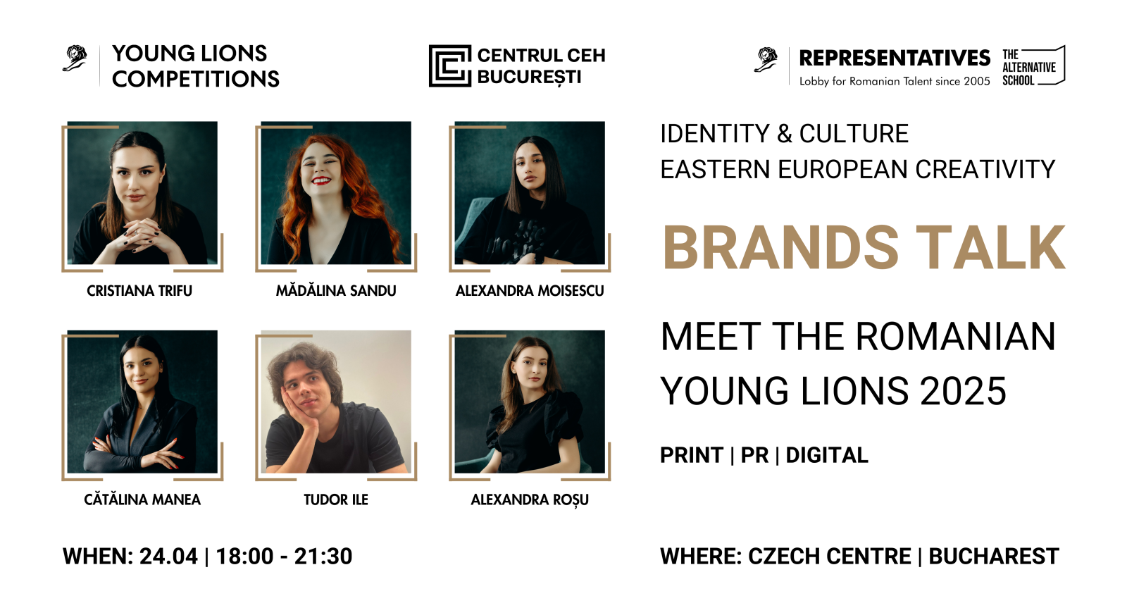 “Brands Talk: Identity & Culture” aduce la București nume importante ale publicității est-europe...