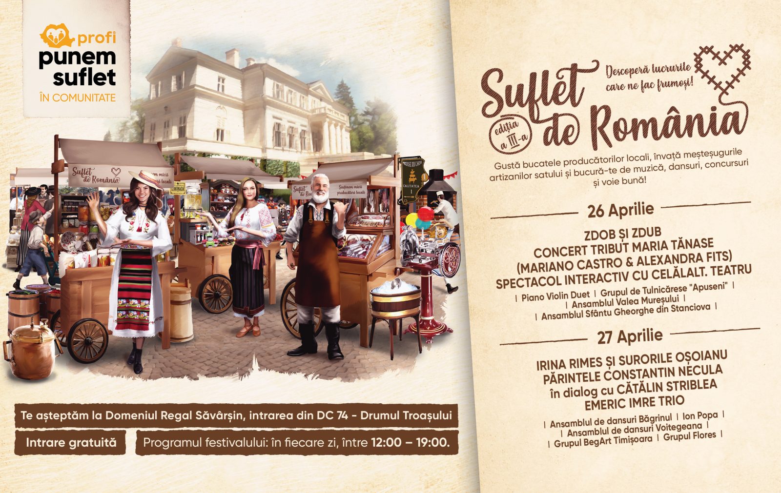Festivalul Suflet de Romania 2025 Domeniul Regal Savarsin