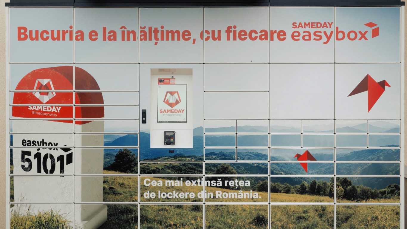 SAMEDAY depășește pragul de 5.100 easybox-uri și înregistrează 160 milioane de colete livrate în loc...