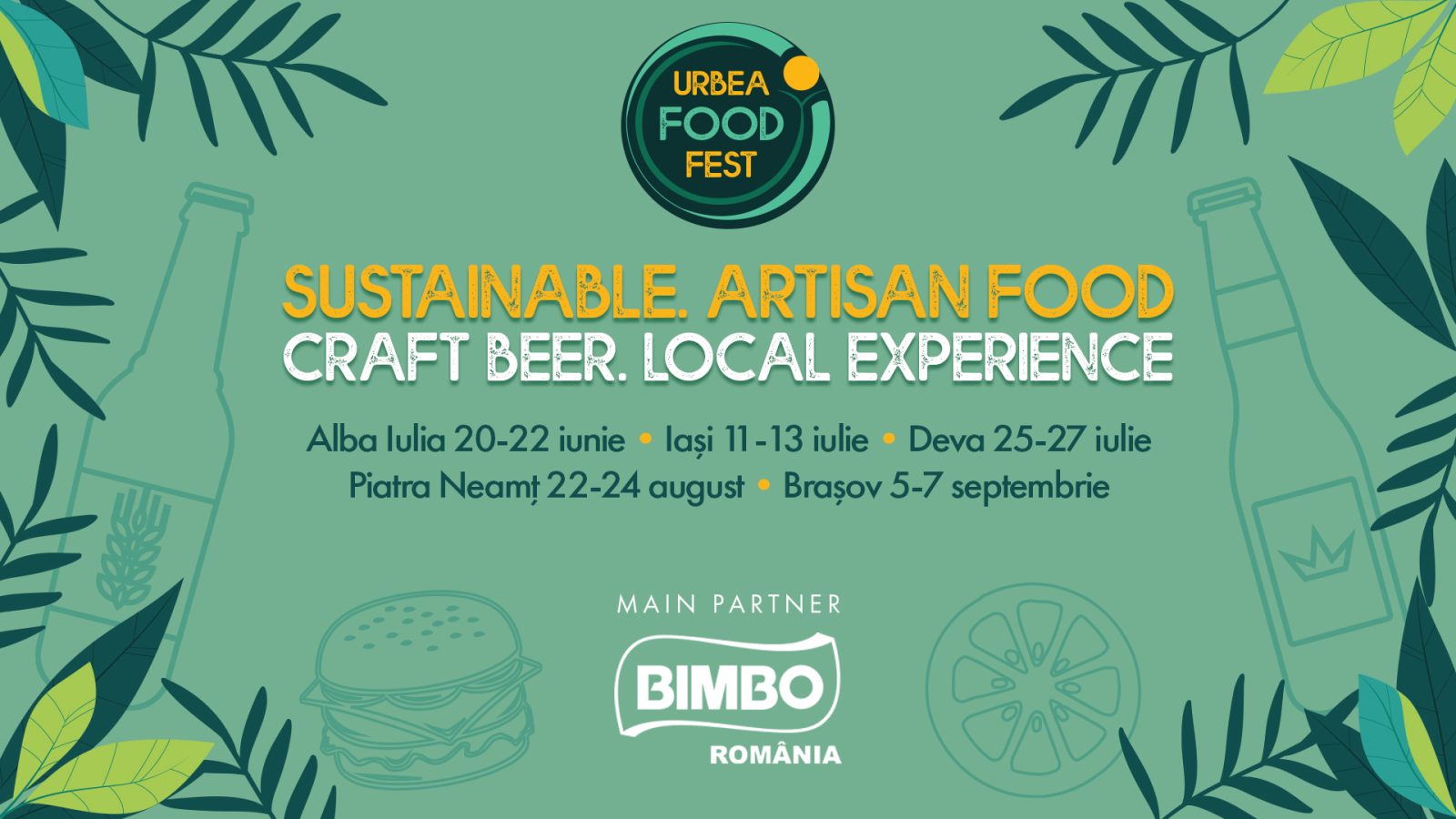 Urbea Food Fest revine în 2025: 5 orașe, 5 festivaluri, o singură comunitate unită de experiențele c...