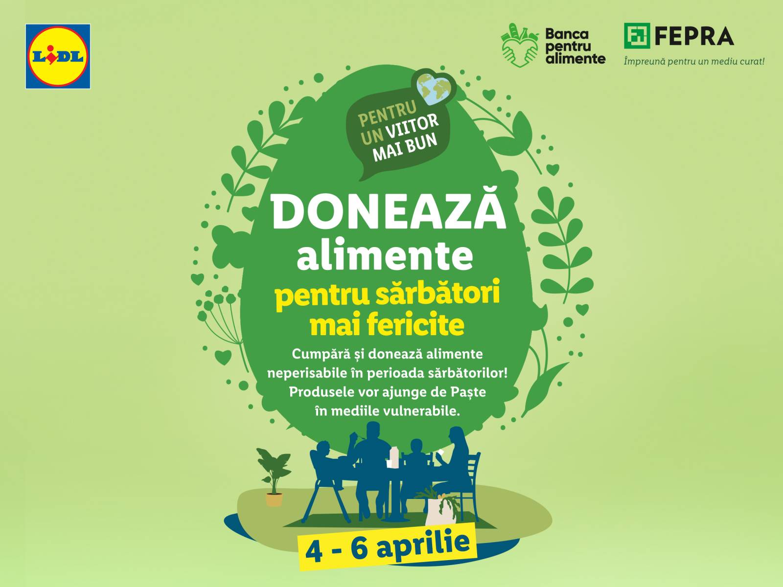 Vizual Colecta Alimente Paste 2025 Lidl Romania