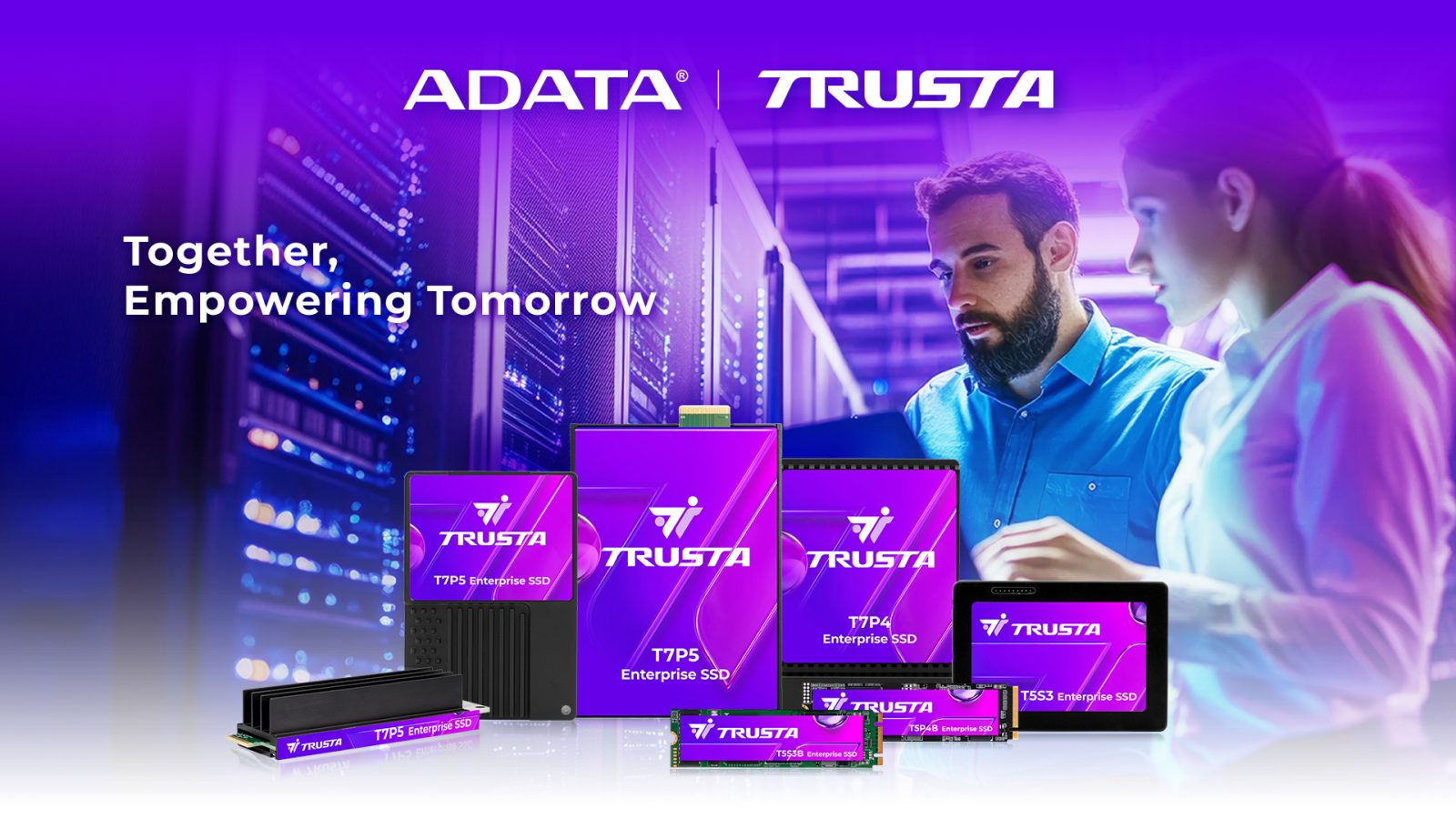 ADATA lansează brandul TRUSTA, dedicat pentru servere și datacenterele AI