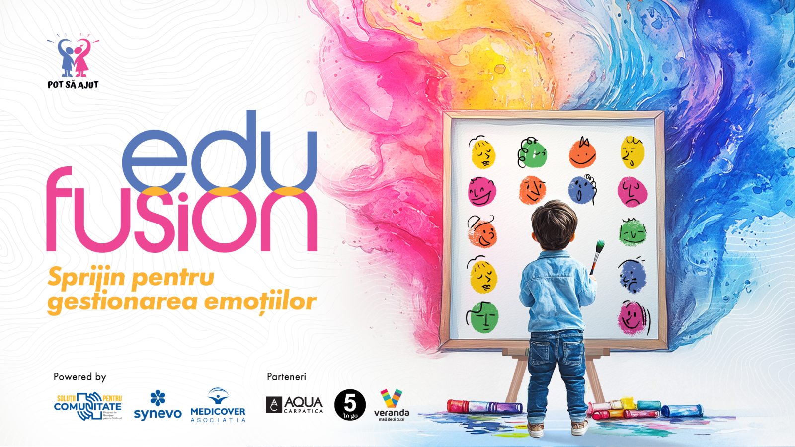 EduFusion Expozitie de arta creata de copii din comunitati vulnerabile