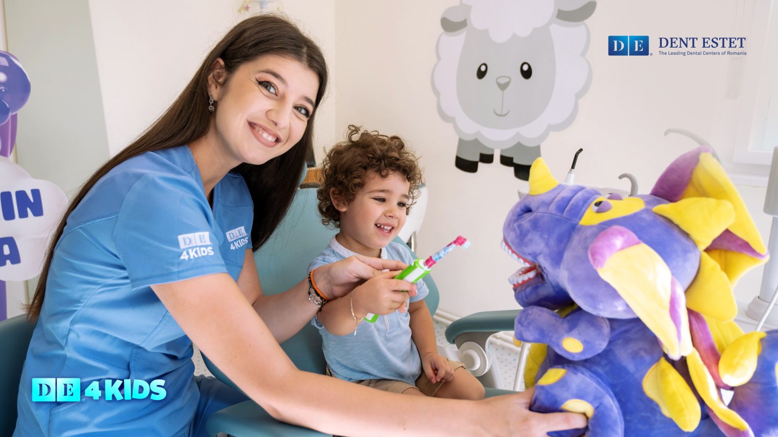 Doar 1 din 10 copii mai simte teamă când merge la dentist
