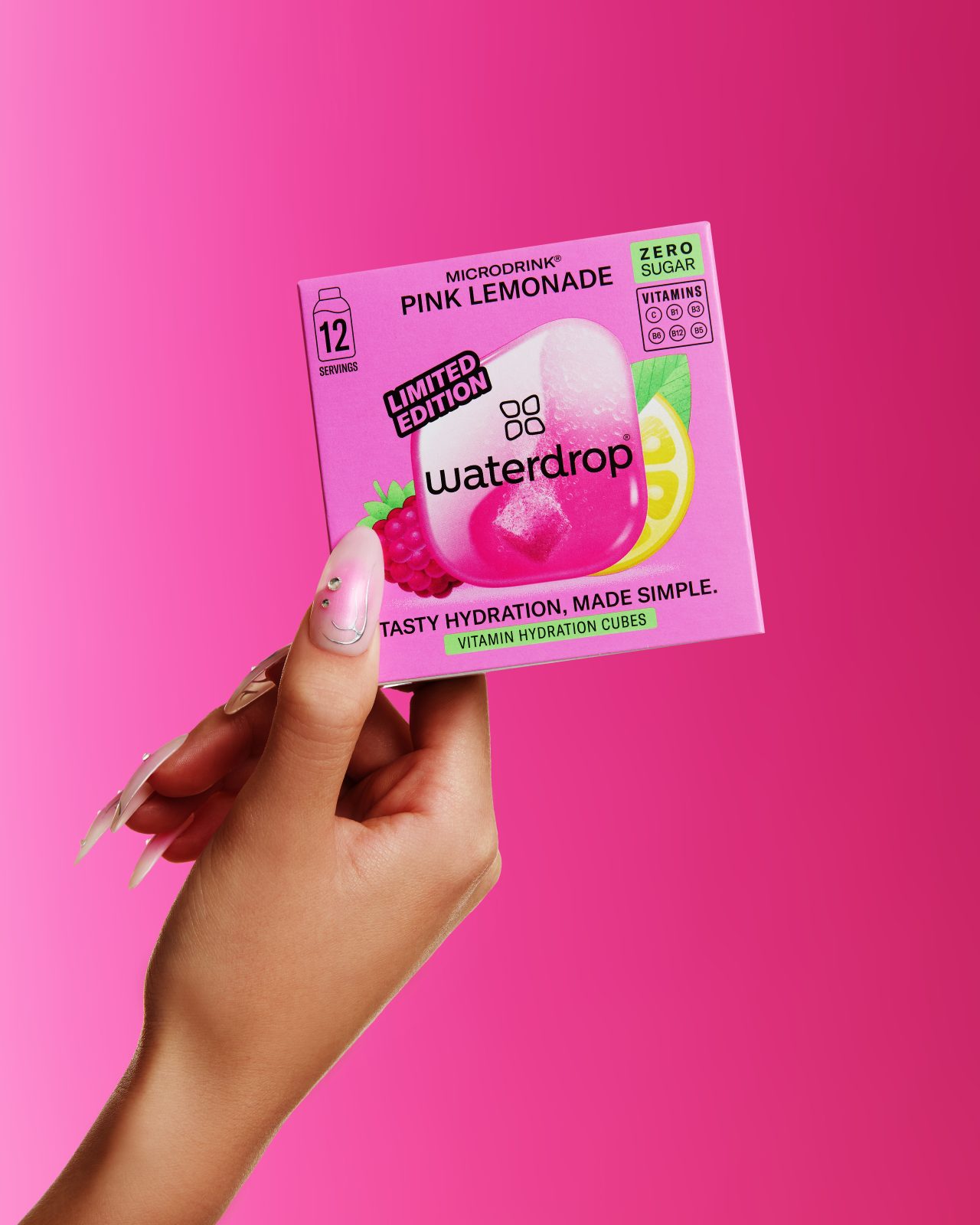 Waterdrop lansează în România ediția limitată Pink Lemonade 1 Waterdrop Pink Lemonade