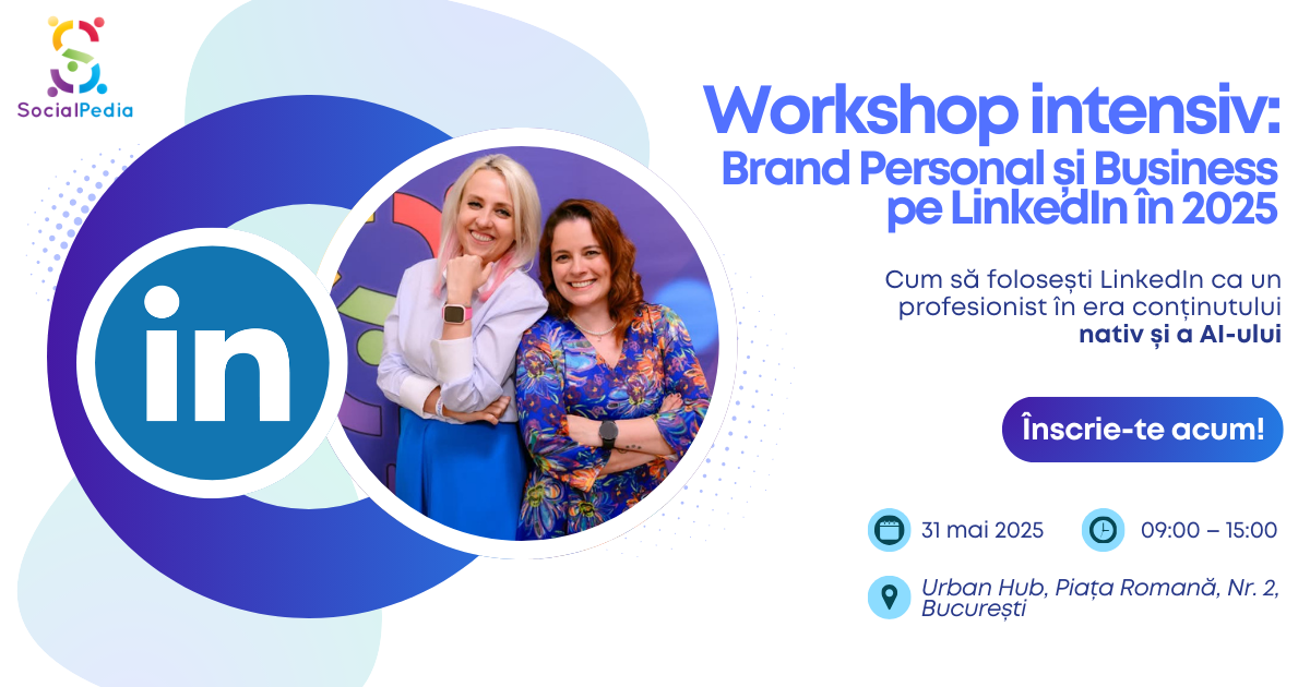 Echipa SocialPedia a lansat un workship intensiv pentru LinkedIn