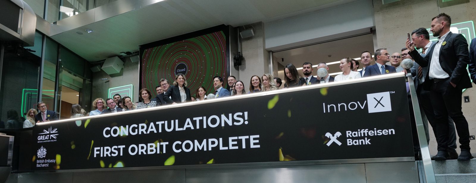 Prima delegație din România care închide o sesiune de tranzacționare la London Stock Exchange