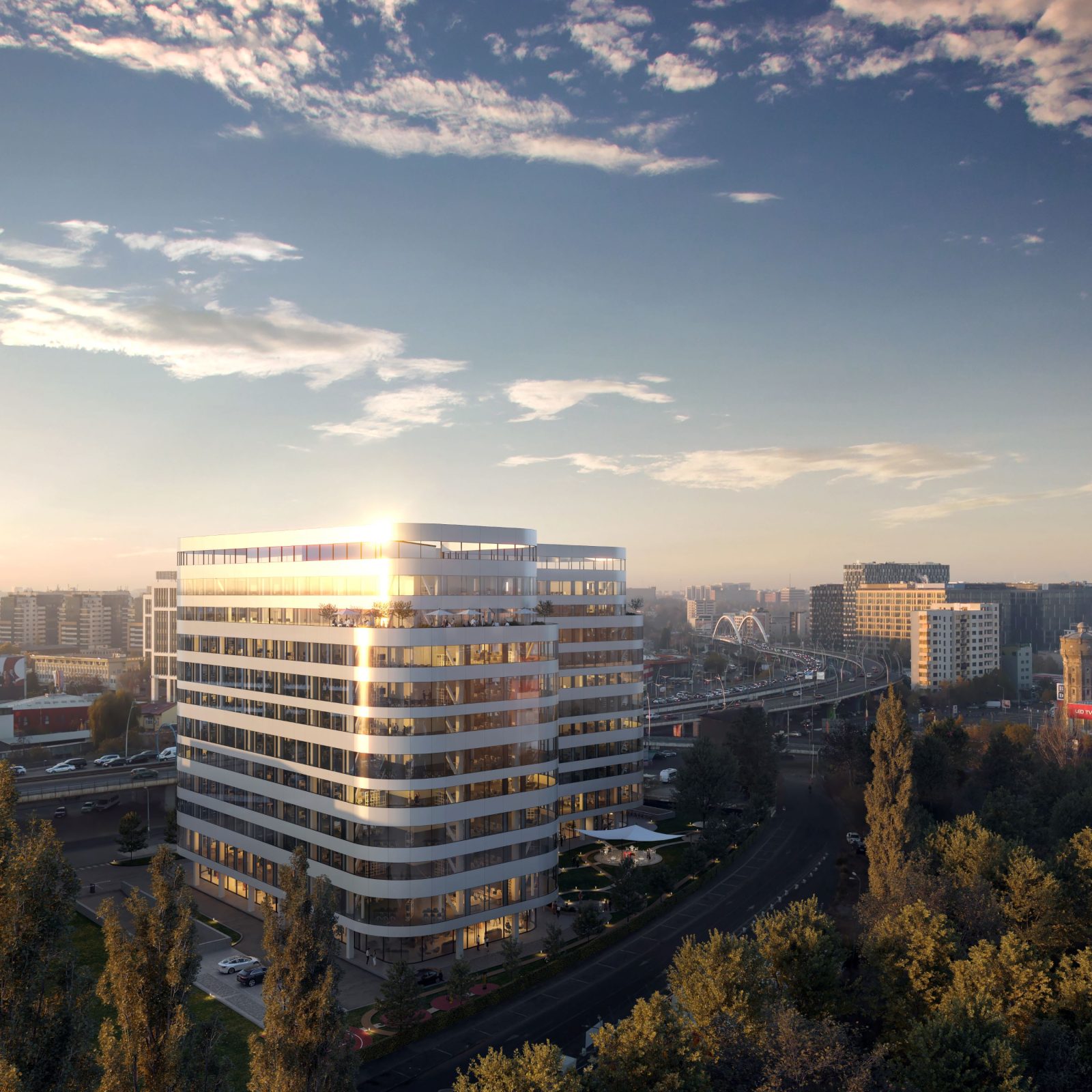 O nouă clădire de birouri în zona Basarab din București. Va fi gata în 2026