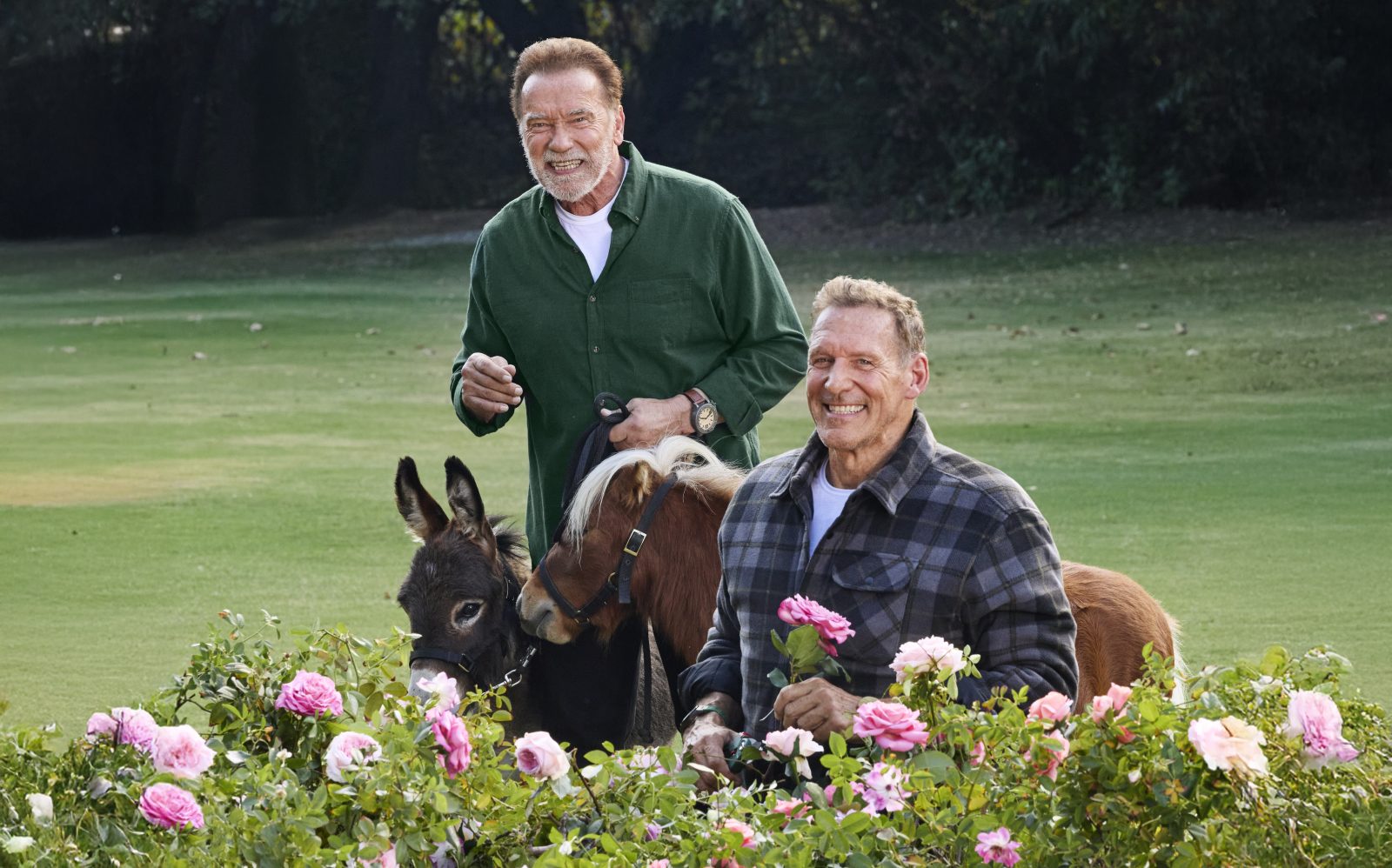 Arnold Schwarzenegger și Ralf Moeller într-o nouă campanie pentru brandul PARKSIDE