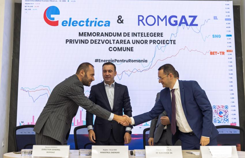 Memorandum energie verde Romgaz - Electrica