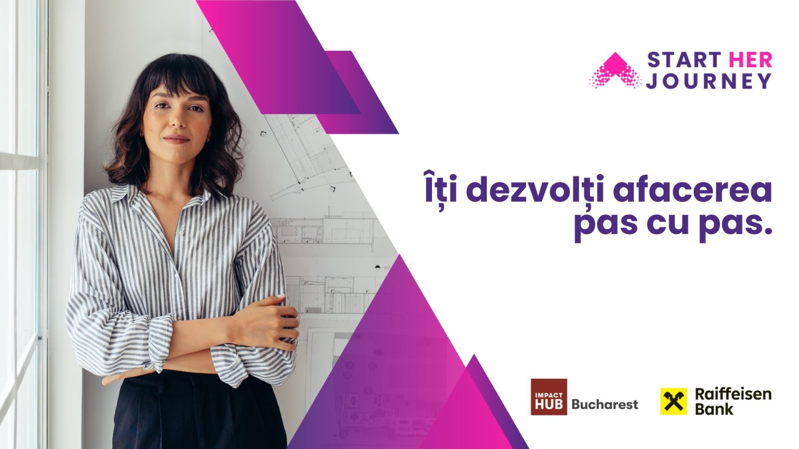Impact Hub Bucharest și Raiffeisen Bank România lansează Start Her Journey, un program de sprijin pe...