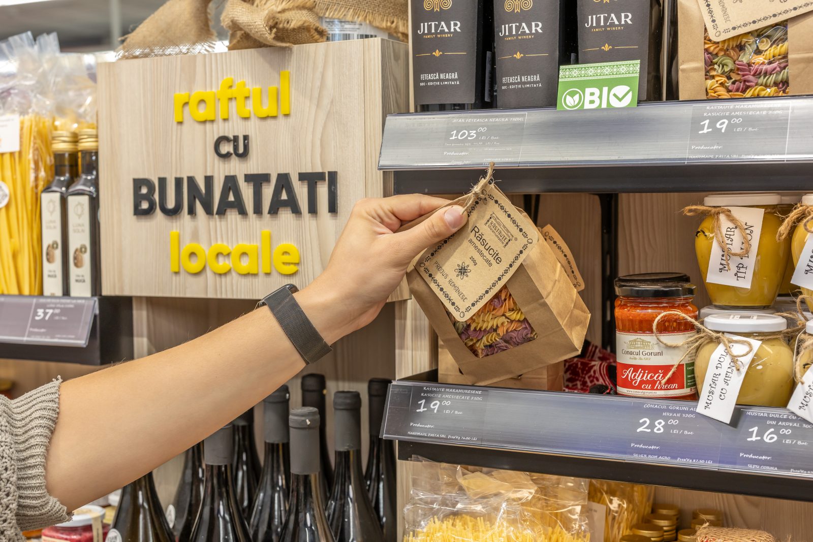 Profi aduce Raftul cu Bunătăți Locale și în magazinele din București