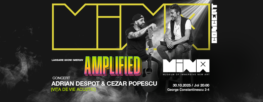 Adrian Despot & Cezar Popescu (Vița de Vie Acustic) - AMPLIFIED la MINA Museum