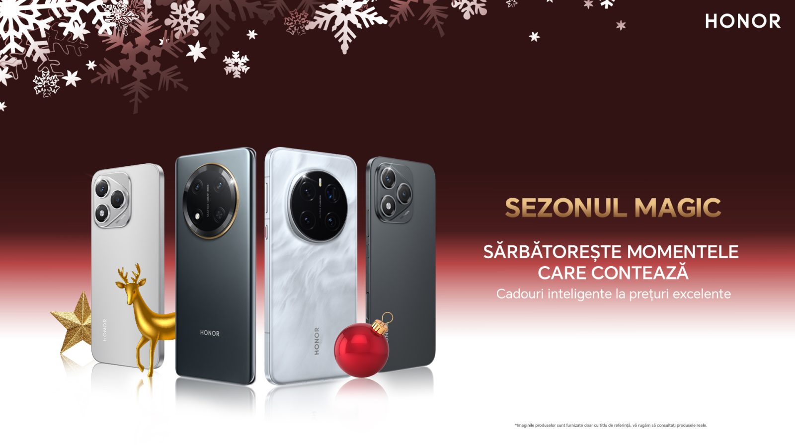În acest sezon, HONOR lansează campania „Sărbătorește momentele care contează”