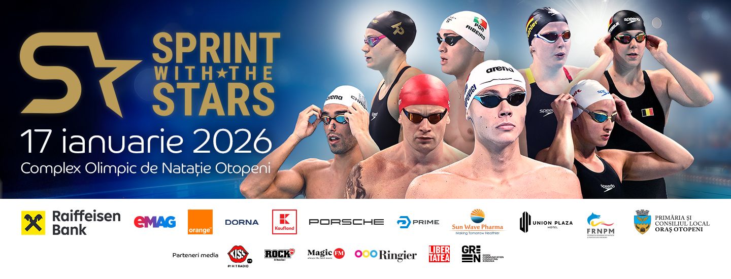 David Popovici aduce în România evenimentul revoluționar “Sprint With The Stars” din 17 ianuarie 202...