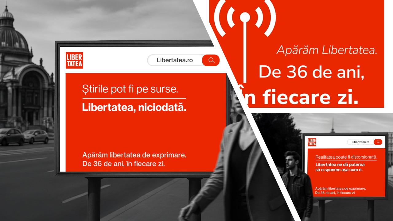 „Apărăm libertatea. De 36 de ani, în fiecare zi.”, campania de brand prin care Libertatea marchează ...