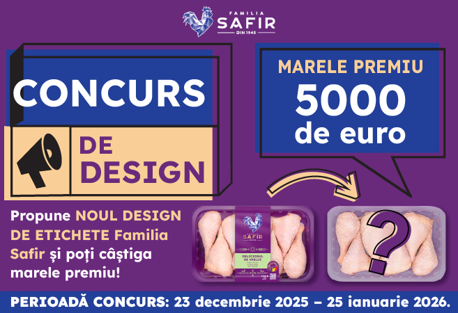 Familia Safir anunță Concursul de Design Ambalaje