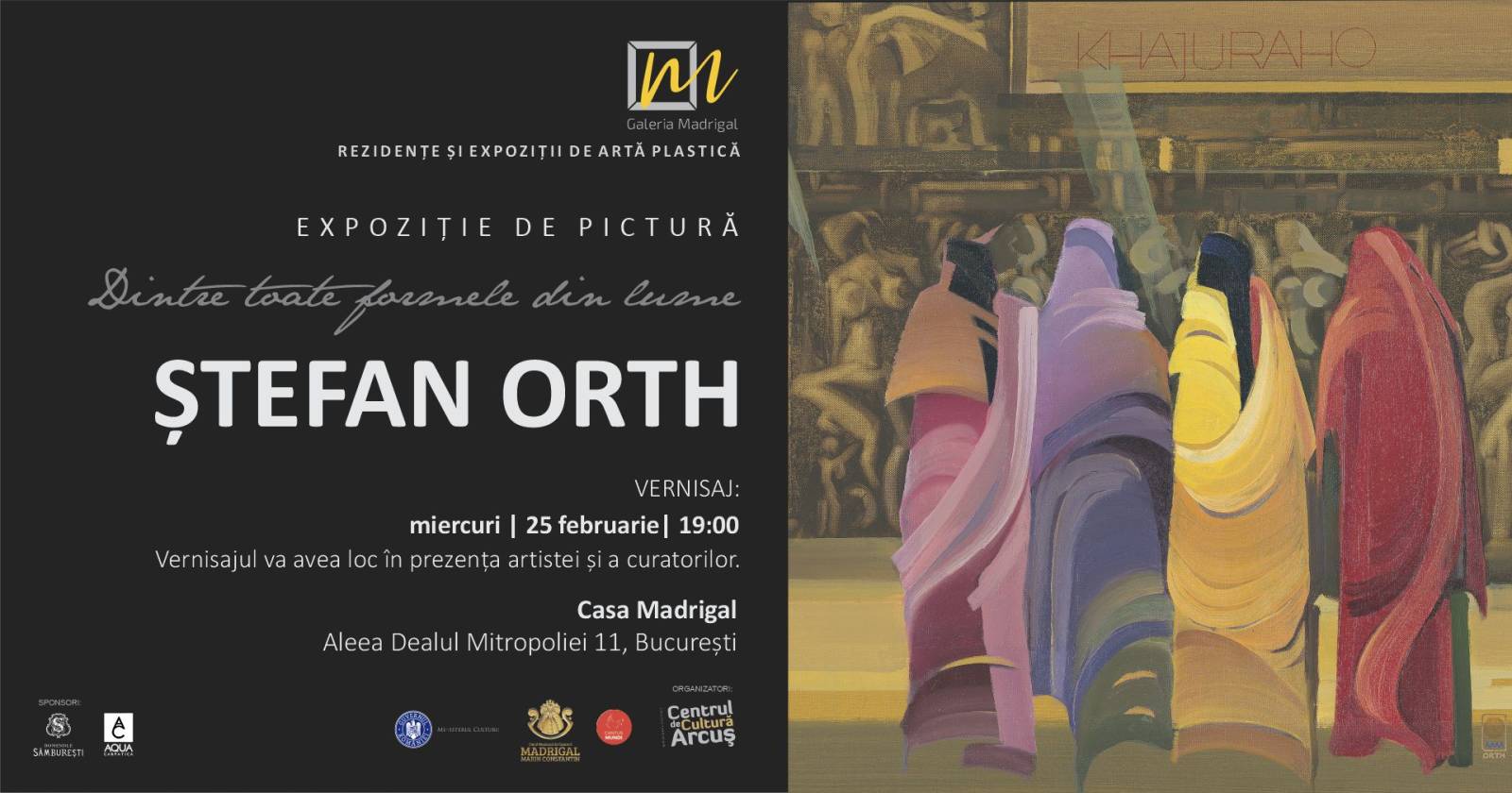 Galeria Madrigal vernisează expoziția artistului Ștefan Orth