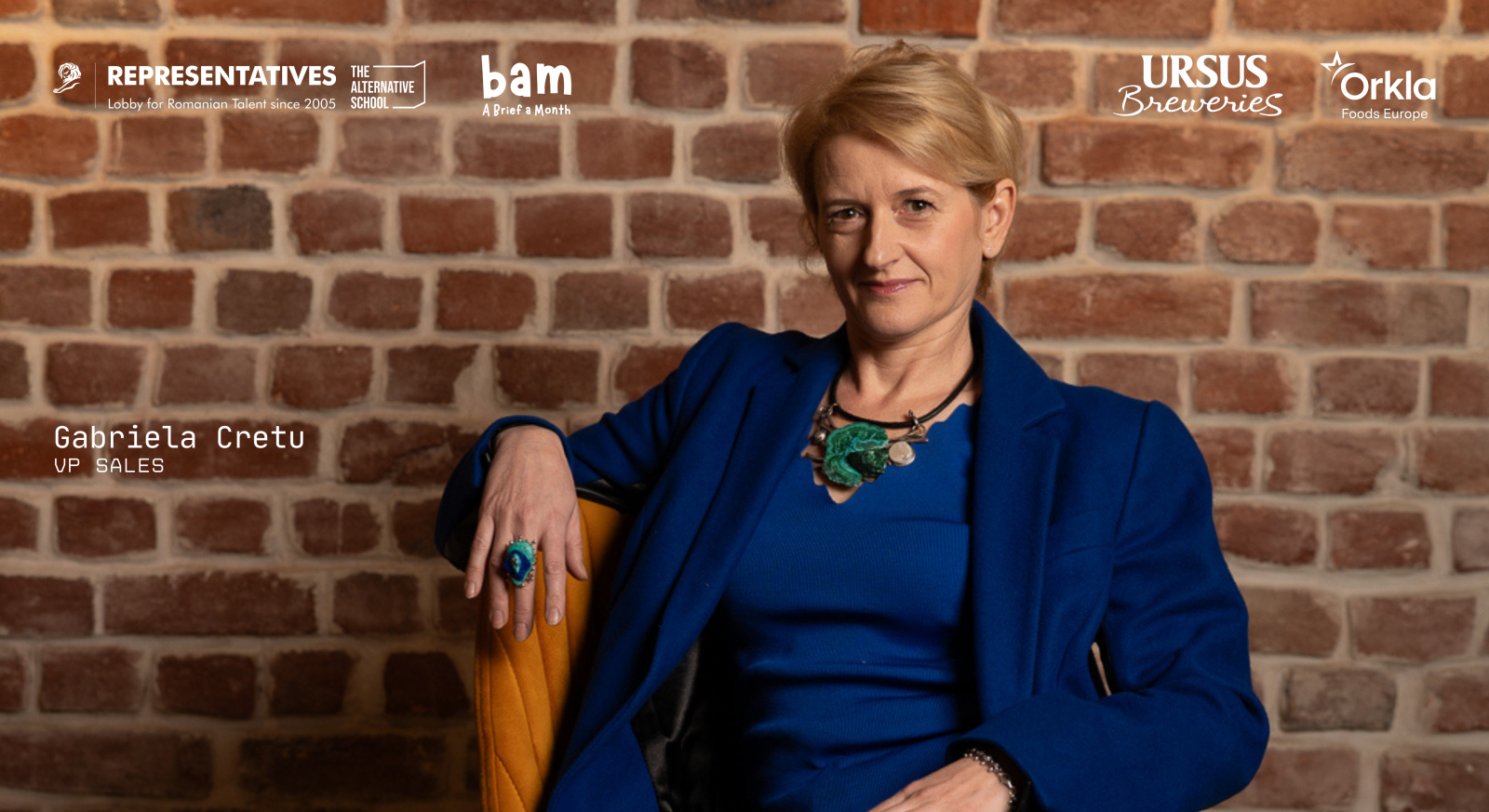 Gabriela Crețu, Senior Vice President Sales, Ursus