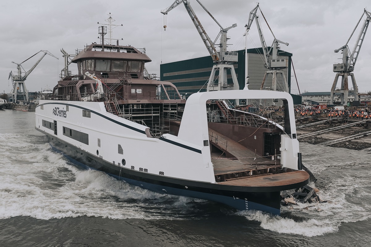 Damen launches tenth Island Class ferry 3