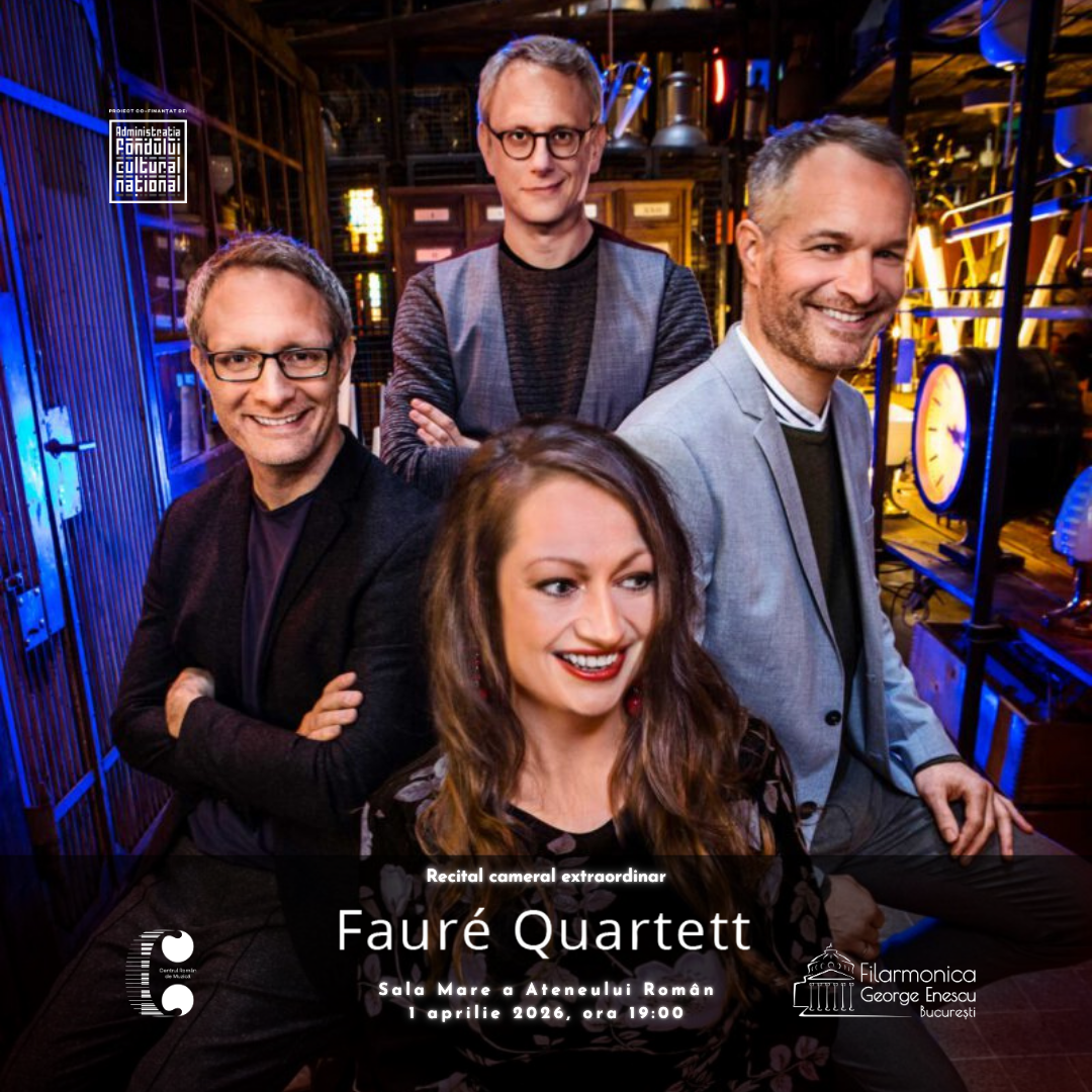 Daria Tudor, FaurEver Together: „Îmi doresc să stârnesc curiozitatea în cei aflați la început de drum, să îi învăț să asculte, fie că este vorba de muzică, de cuvinte sau de propria conștiință” 2 Faure Quartett @ Ateneul Roman pe 1 aprilie