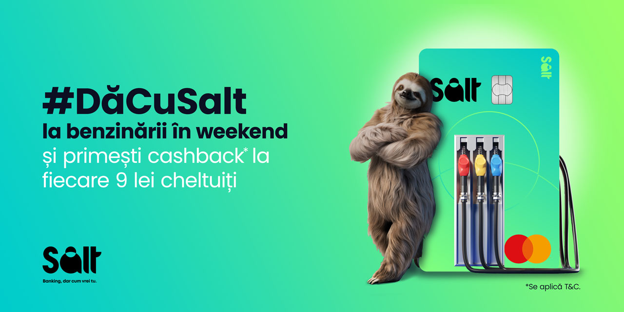 Salt Bank - cashback carburanți