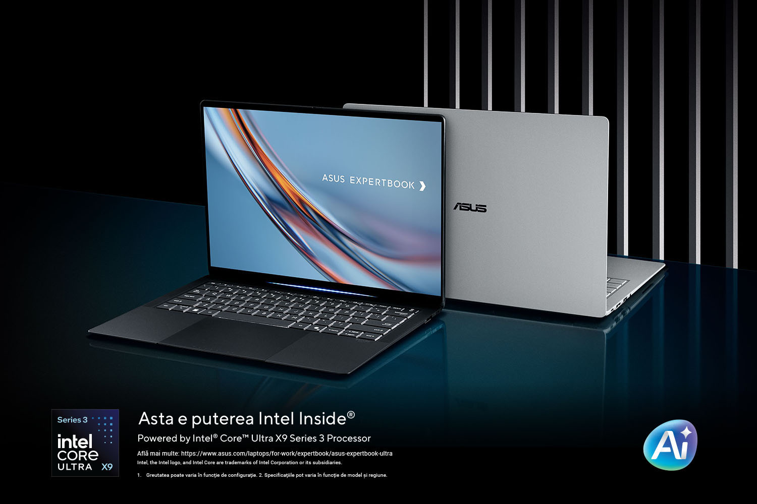 Precomandă ASUS ExpertBook Ultra dotat cu procesoare Intel® Core™ Ultra X7 Series 3 pentru a beneficia de garanția extinsă la 5 ani 2 ASUS ExpertBook Ultra 3