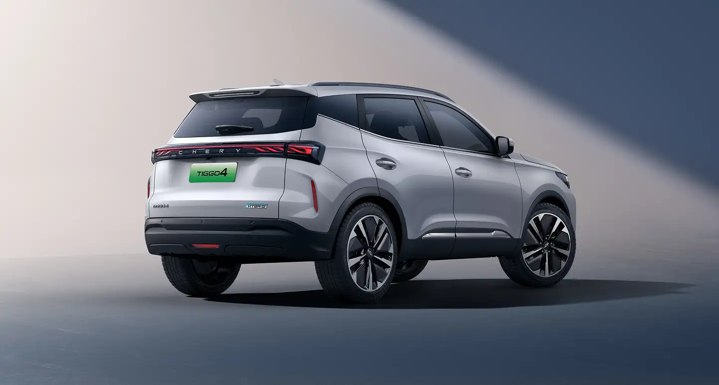 Chery Romania model TIGGO 4 side back view