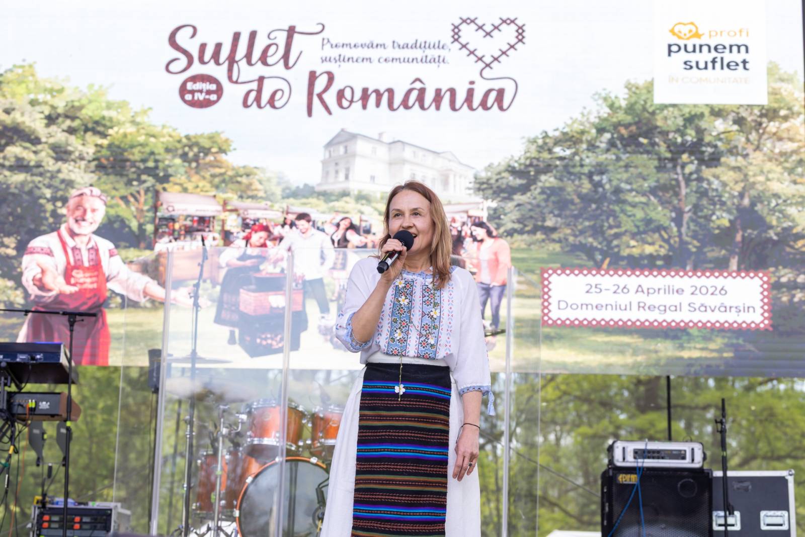 Gabriela Sirbu Director de sustenabilitate Ahold Delhaize Romania pe scena Suflet de Romania 2026