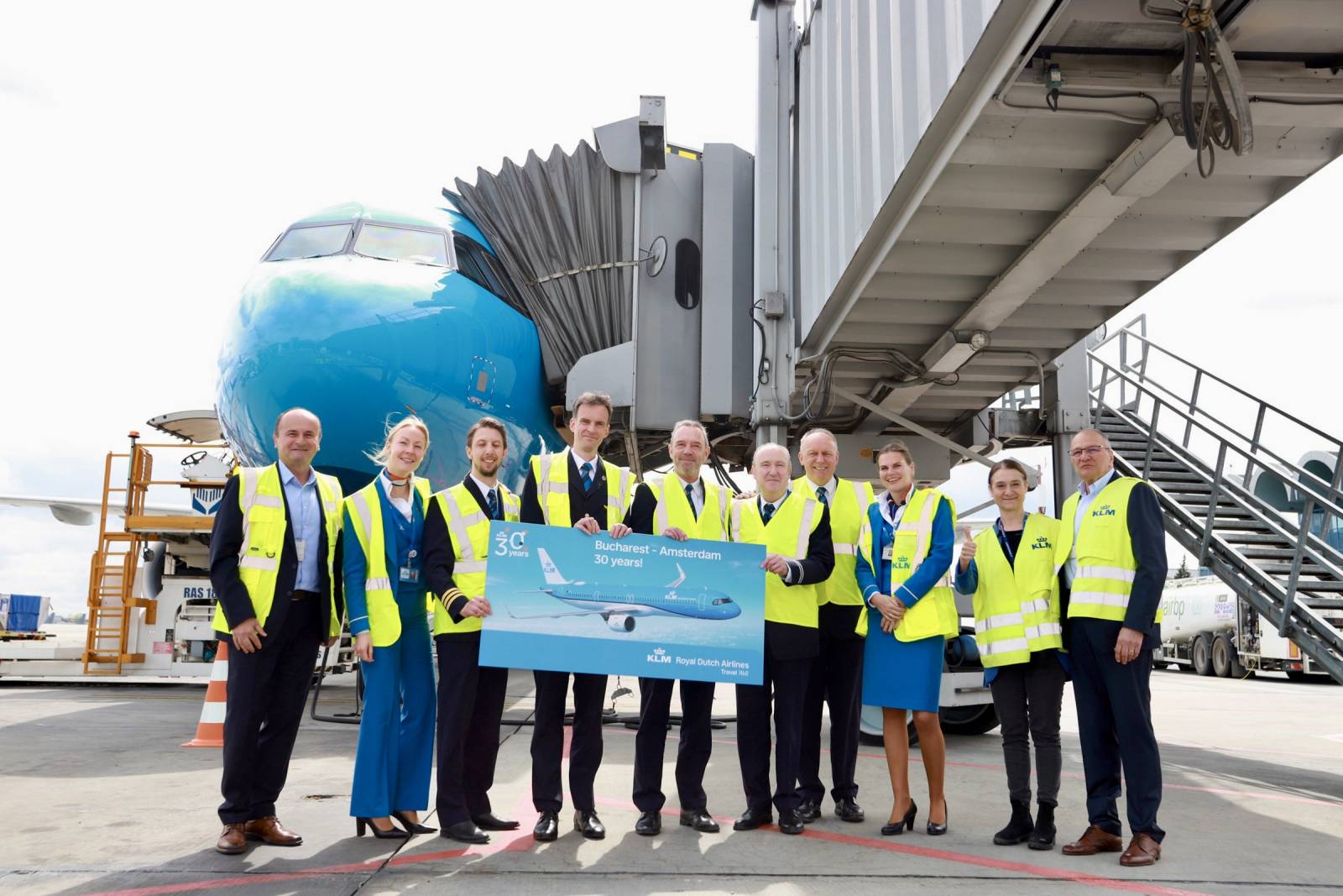 KLM - 30 de ani de zbor continuu între București și Amsterdam 1 IMG 2645