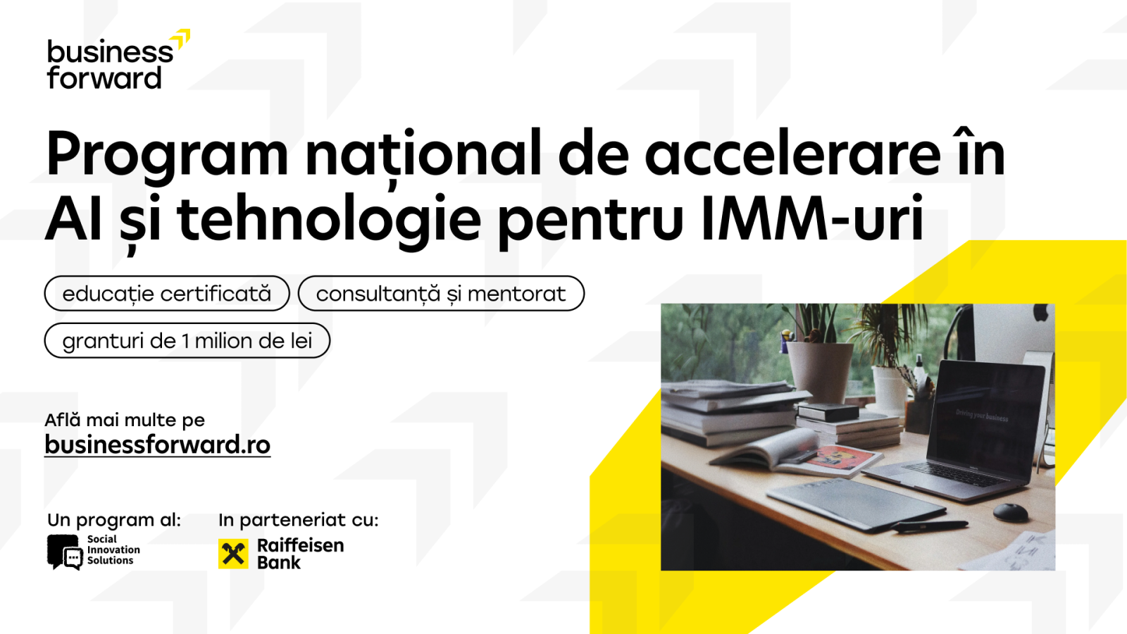Social Innovations Solutions și Raiffeisen Bank lansează un program gratuit de accelerare în AI pent...