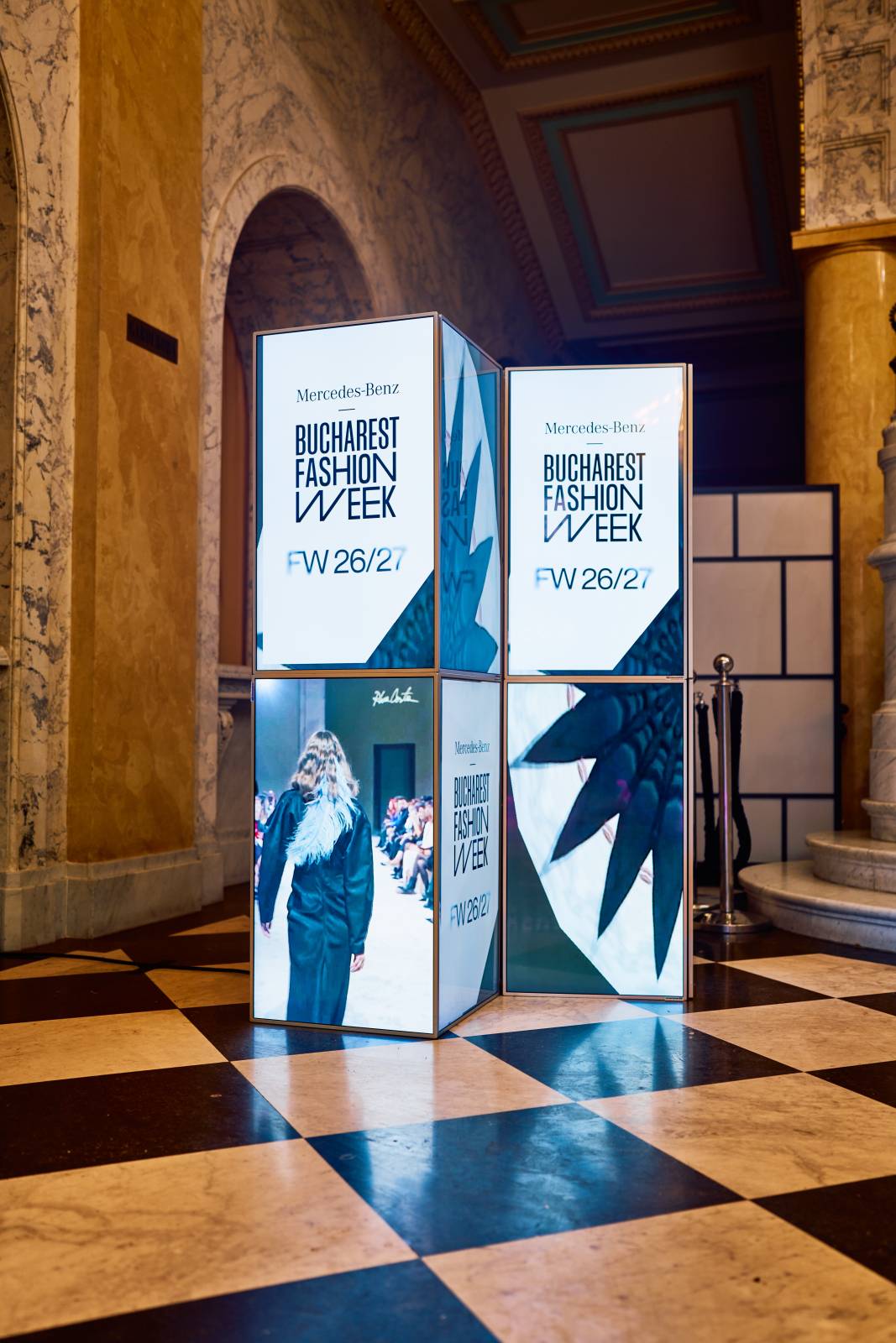 Mediascope contribuie la experiența Mercedes-Benz Bucharest Fashion Week 26/27 printr-un ecosistem digital de instalații integrate