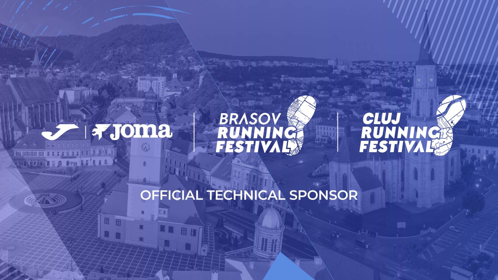 Vizual comunicat Brasov Running Festival si Cluj Running Festival