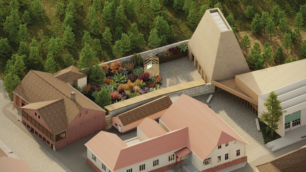 Extinderea Muzeului Textilelor ca hub multifuncțional creativ, de educație și de cercetare în domeniul culturii textile 5 muzeu schita