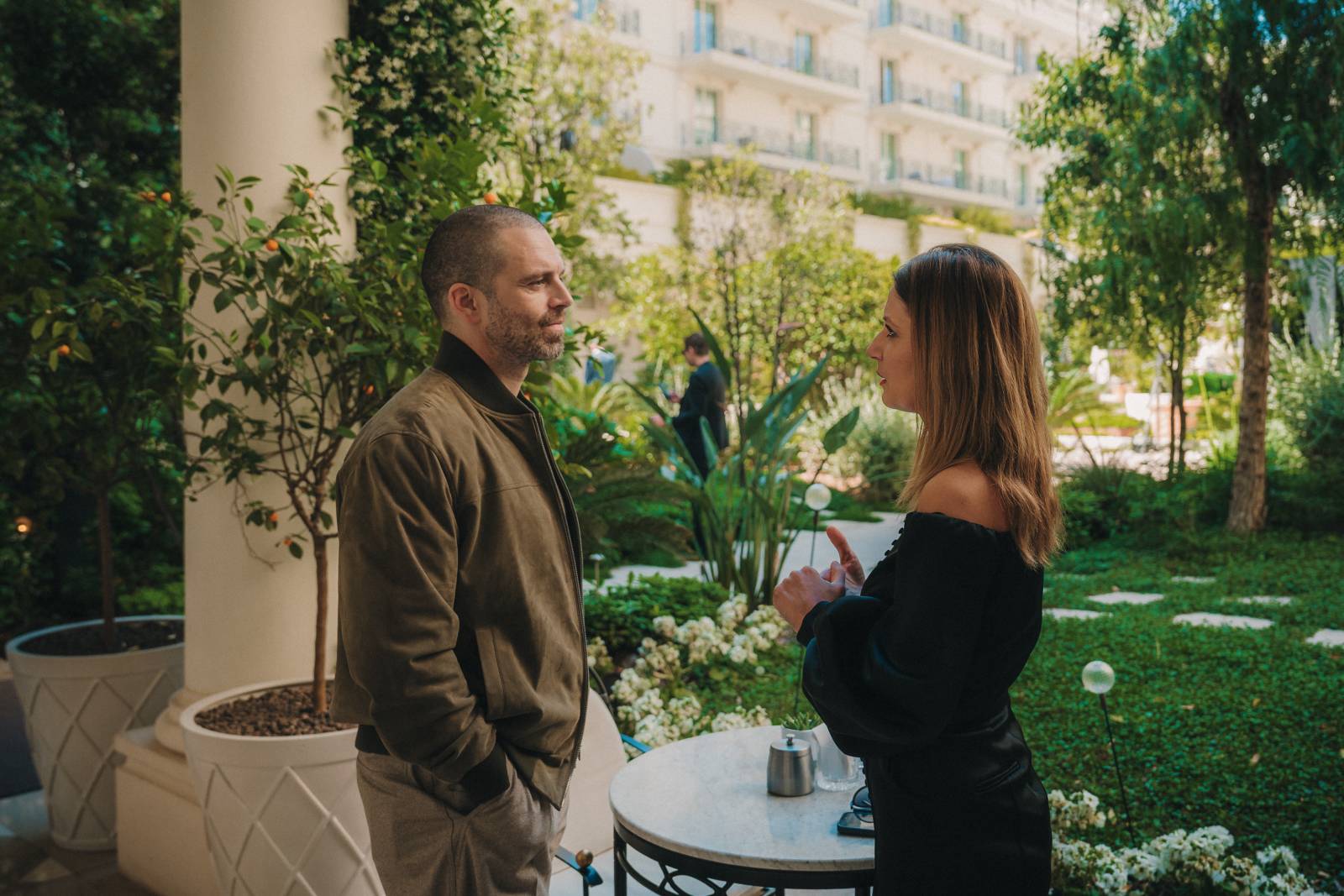 Jidvei revine la Festivalul de Film de la Cannes în calitate de vin oficial al României 7 1 OG. Sebastian Stan Amalia Enache Festival CANNES 2026 Jidvei SPIRIT Foto Nicolae Anghel pentru Jidvei