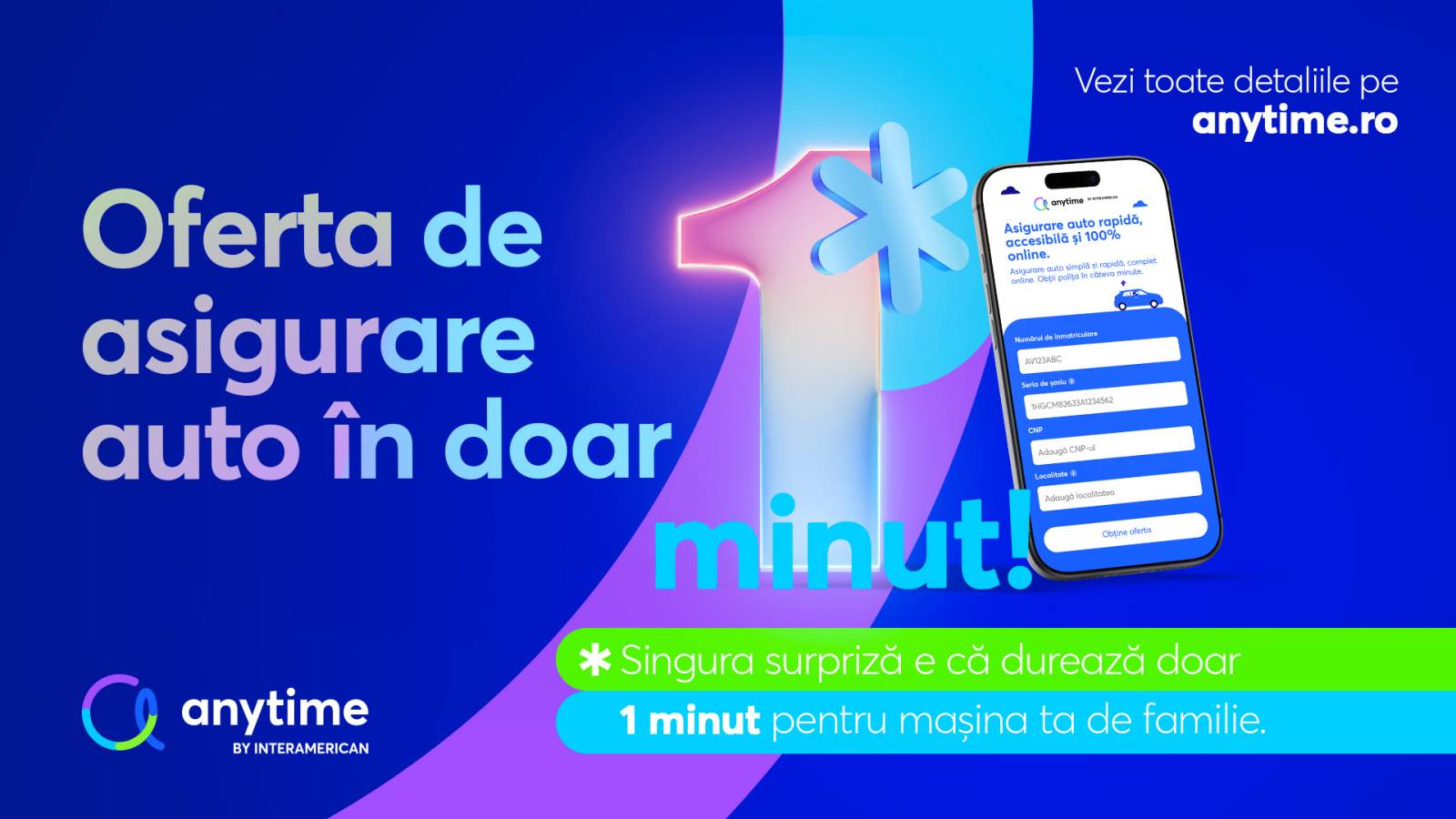 Anytime România lansează prima campanie de brand în România, alături de Oxygen 1 Anytime România lansează prima campanie de brand în România, alături de Oxygen