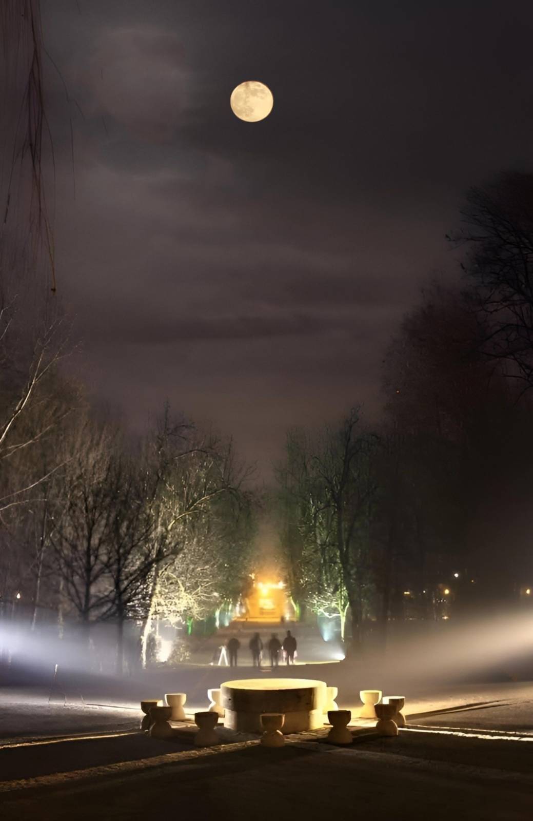 Ionel Scăunașu: Zoom pe Brâncuși 5 Axa Brancusi in lumina lunii
