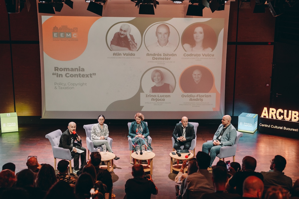 East European Music Conference (EEMC) 2026: cinci zile în care Bucureștiul a scris viitorul muzicii LIVE 9 EEMC 2026 Romania in Context@Miluta Flueras 1