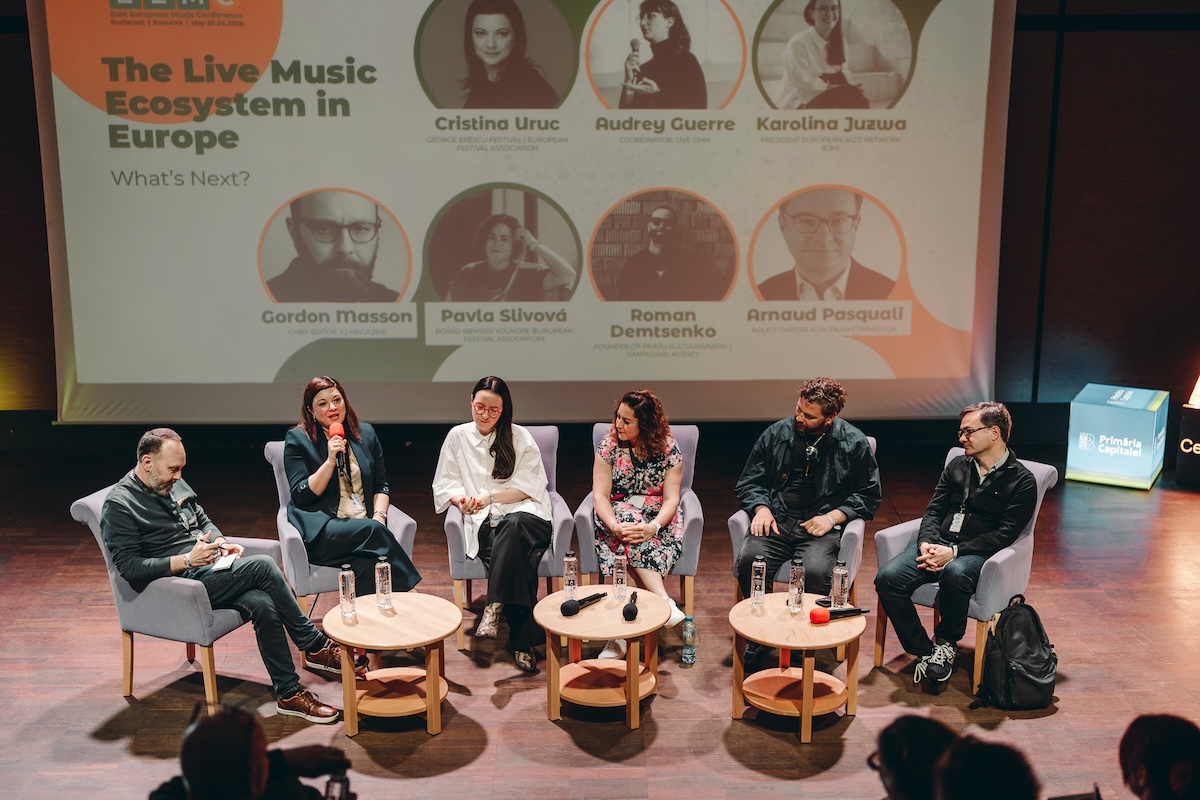 East European Music Conference (EEMC) 2026: cinci zile în care Bucureștiul a scris viitorul muzicii LIVE 6 EEMC 2026 The Live Music Ecosystem@Miluta Flueras