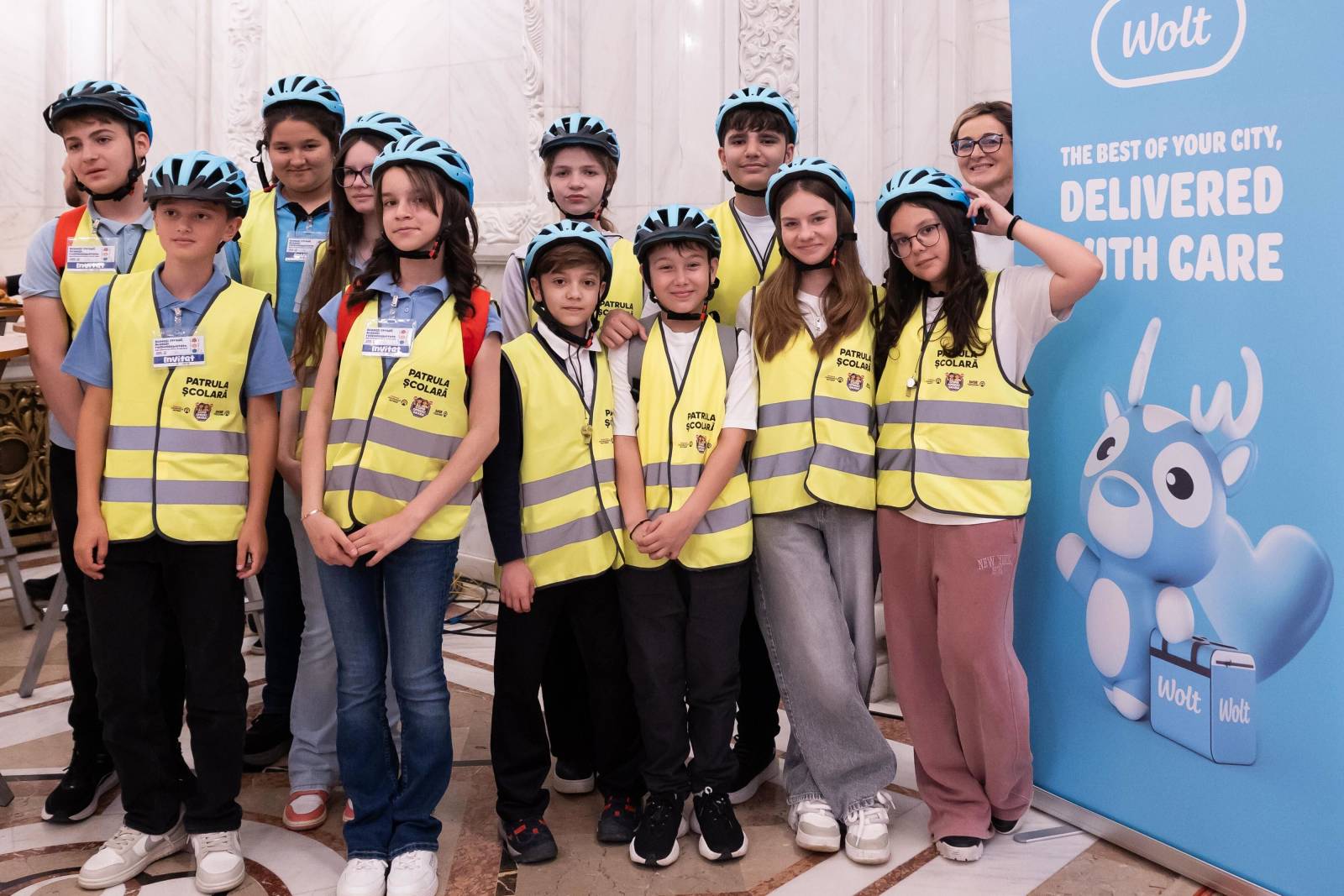 Wolt susține proiectul „Ambasadorii Siguranței Rutiere”, pentru un trafic mai sigur 2 Foto Ambasadorii Sigurantei Rutiere 2