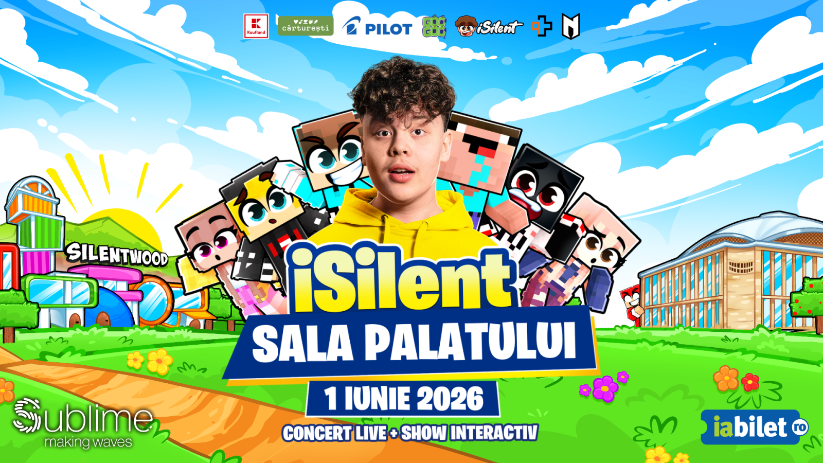 iSilent este primul YouTuber de gaming român cu show sold out la Sala Palatului 2 ISILENT SALA PALATULUI